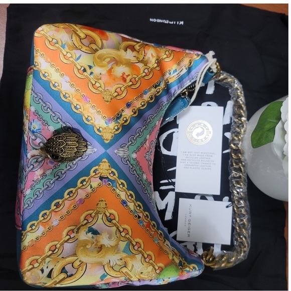 Kurt Geiger London Scarf Print Nylon Shoulder/Crossbody Bag - Picture 11 of 14